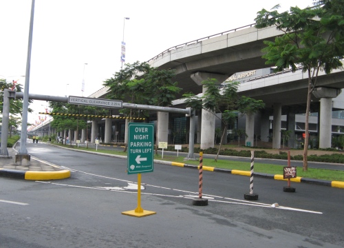 Overnight parking in NAIA Terminal 3will cost you P50 a night only! Try it!
