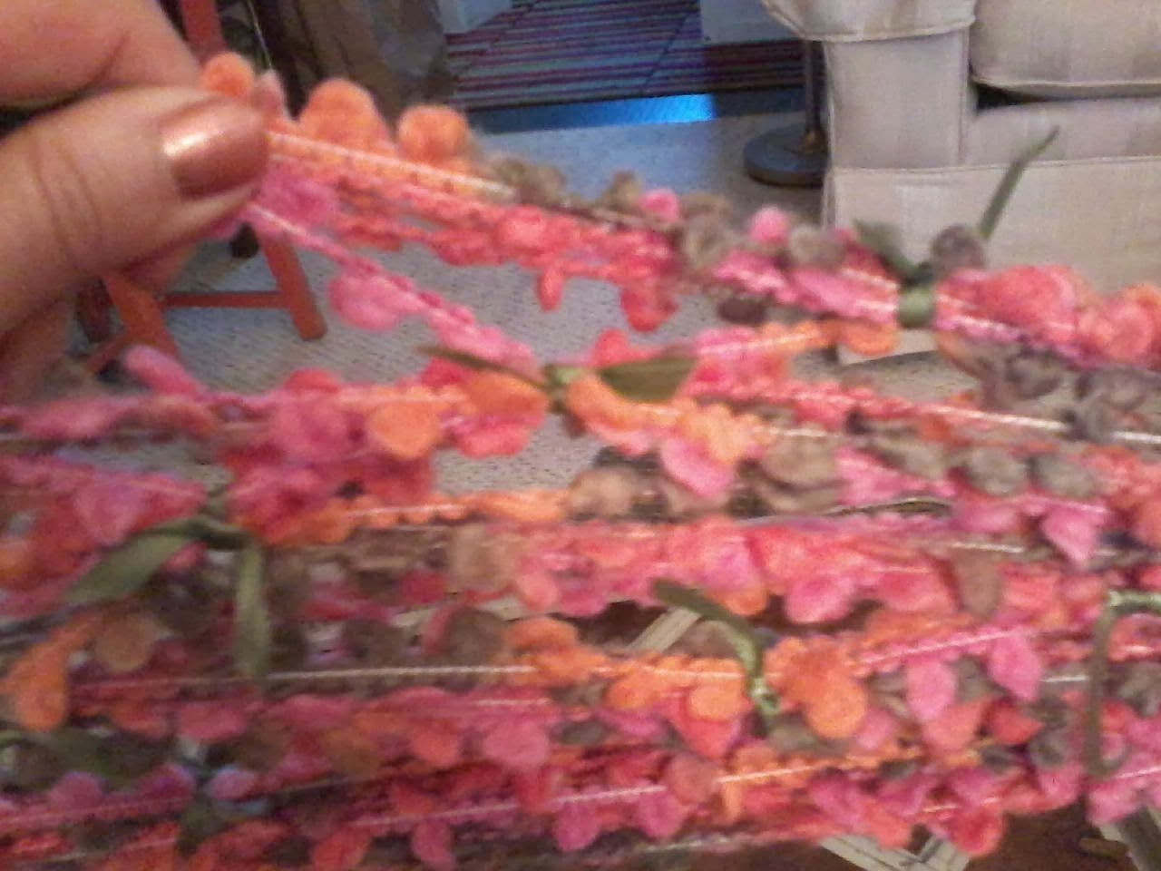 It's So Much Fun Watchin' God Super easy noknit scarf