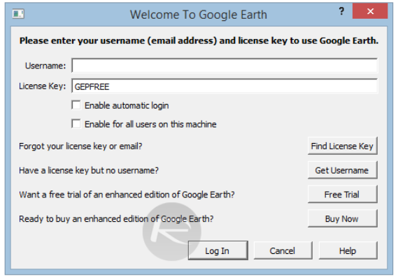 clave licencia google earth pro