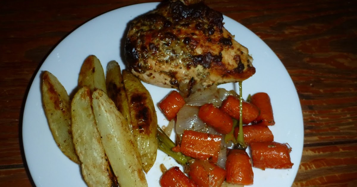 The Tasty Life: Dijon Roasted Chicken and Carrots