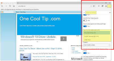 How to Change the Default Microsoft Edge Search Engine - One Cool Tip