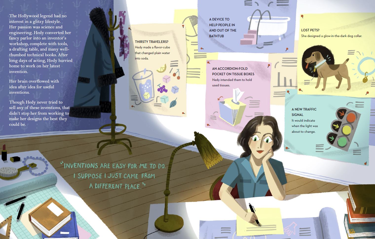 Hedy Lamarr's Double Life by Laurie Wallmark | Tech Age Kids ...