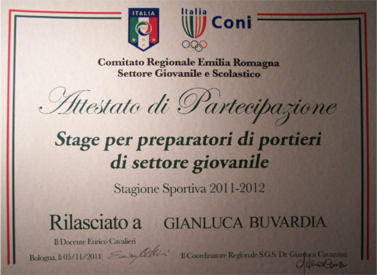 STAGE PER PORTIERI F.I.G.C.