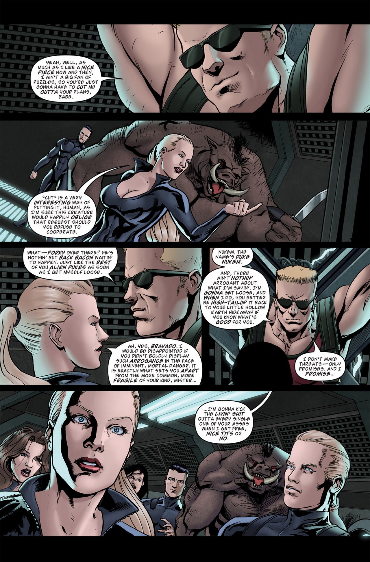 Read online Duke Nukem: Glorious Bastard comic -  Issue #4 - 11