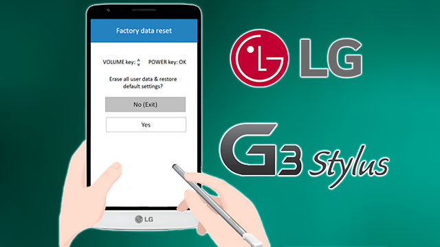 Reinicia de fábrica tu LG G3