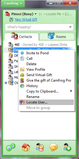 Cara Locate ID Camfrog Lain