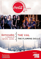 Concierto de The Vall y The Flaming Dolls en Barracudas Concierto de The Vall y The Flaming Dolls en Barracudas
