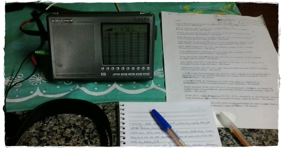 Log's Recentes Shortwave Dxing Desde Brasil