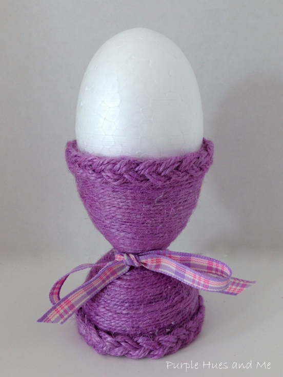 Purple Hues and Me: Twine Wrapped Egg Holder DIY - Not just for Easter