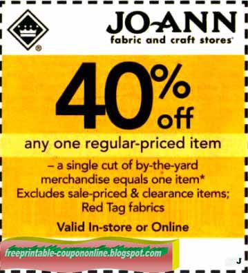 Joann coupon code