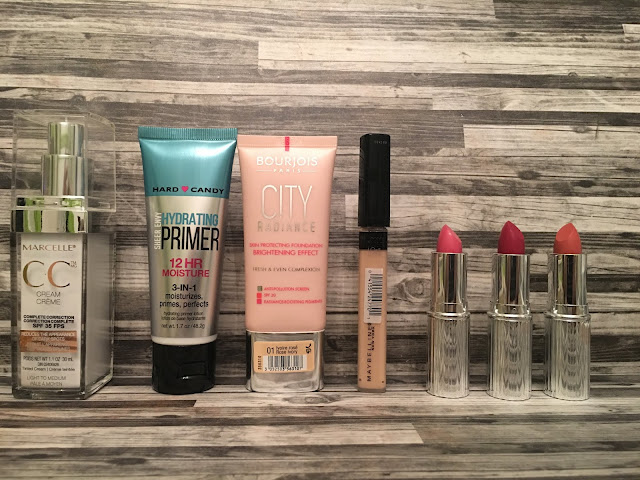 Drugstore Haul (Marcelle, Hard Candy, Bourjois, Maybelline, QUO)