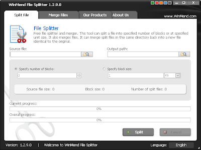 WinMend File Splitter