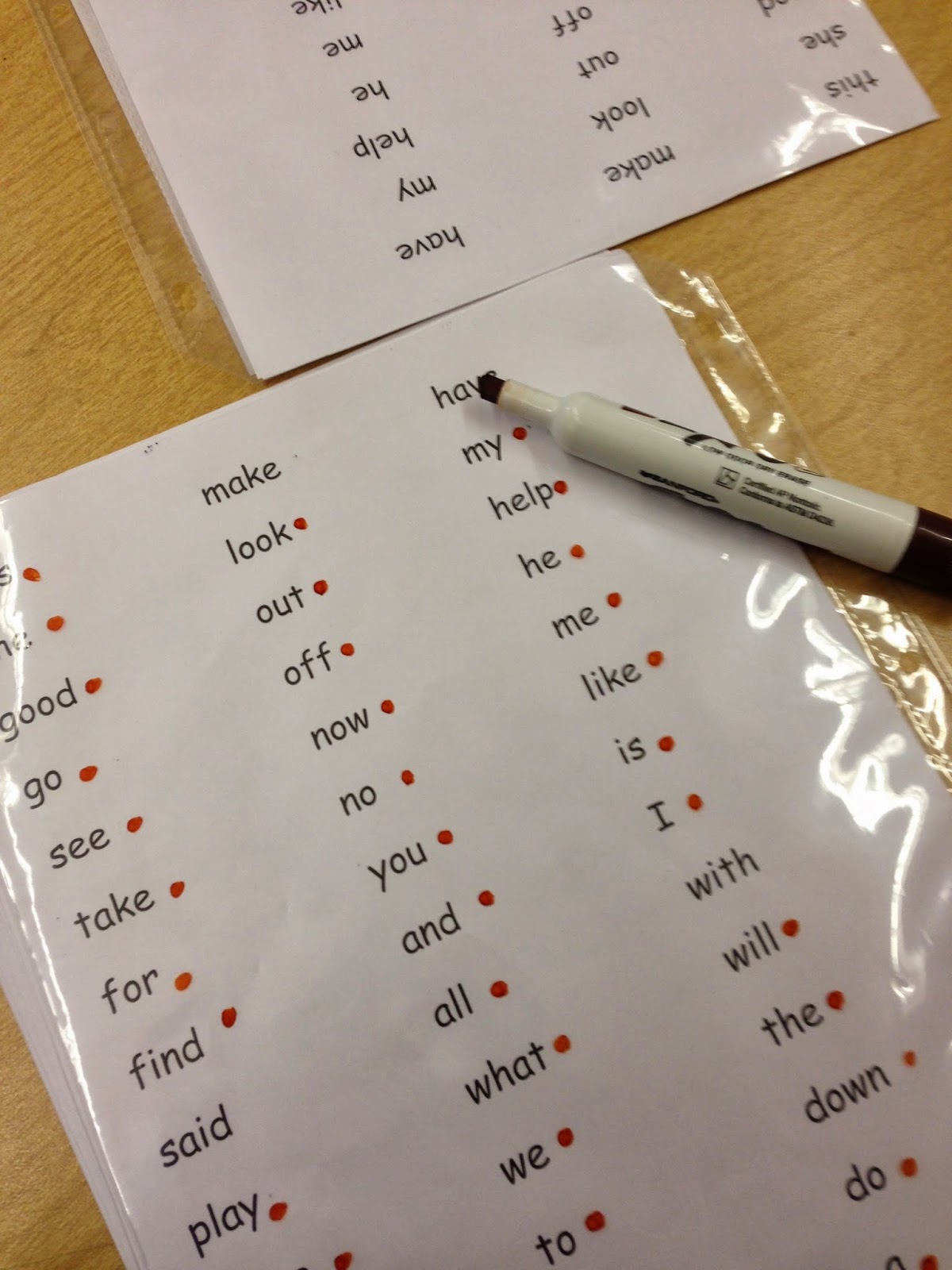 assessing sight words quickly