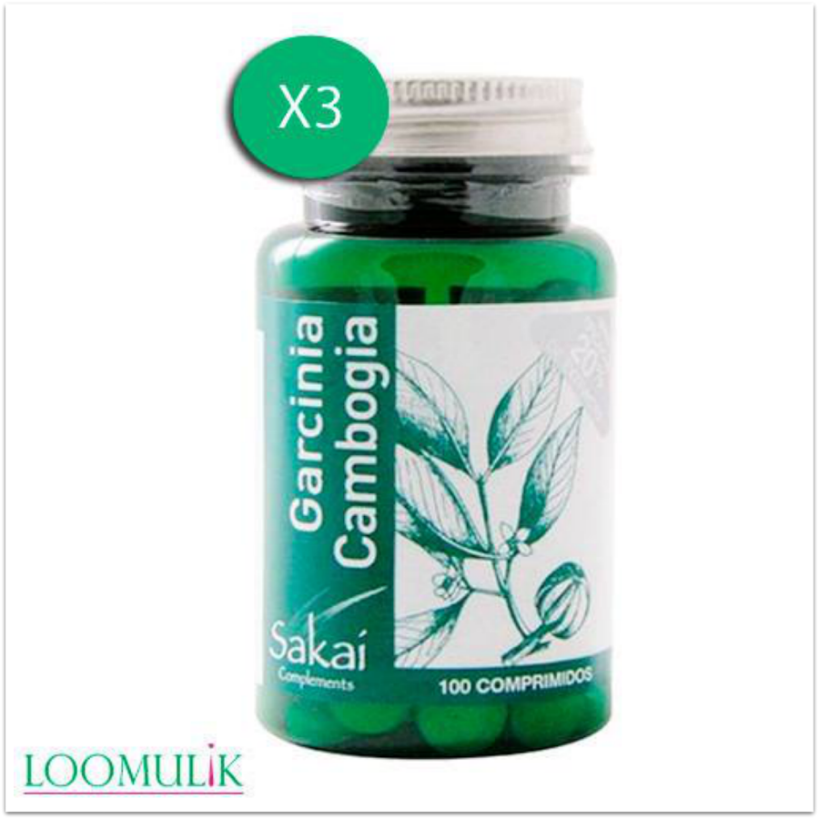 Garcinia Cambogia de Sakai - Loomulik pack de 3