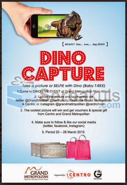 Kontes Dino Capture Hadiah Special Gift & Voucher Centroholic