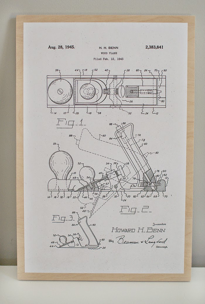 Woodworking Patent Drawing Art - Free Download