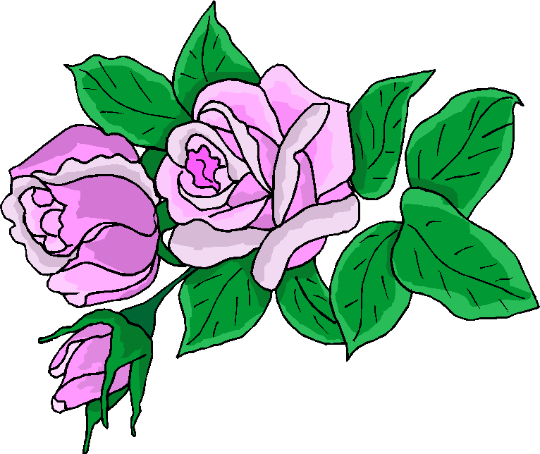 free clip art purple roses - photo #6