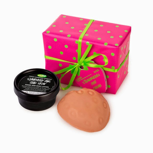 LUSH Mother's Day Treats - Strawberries and Cream Set | Kat Stays Polished