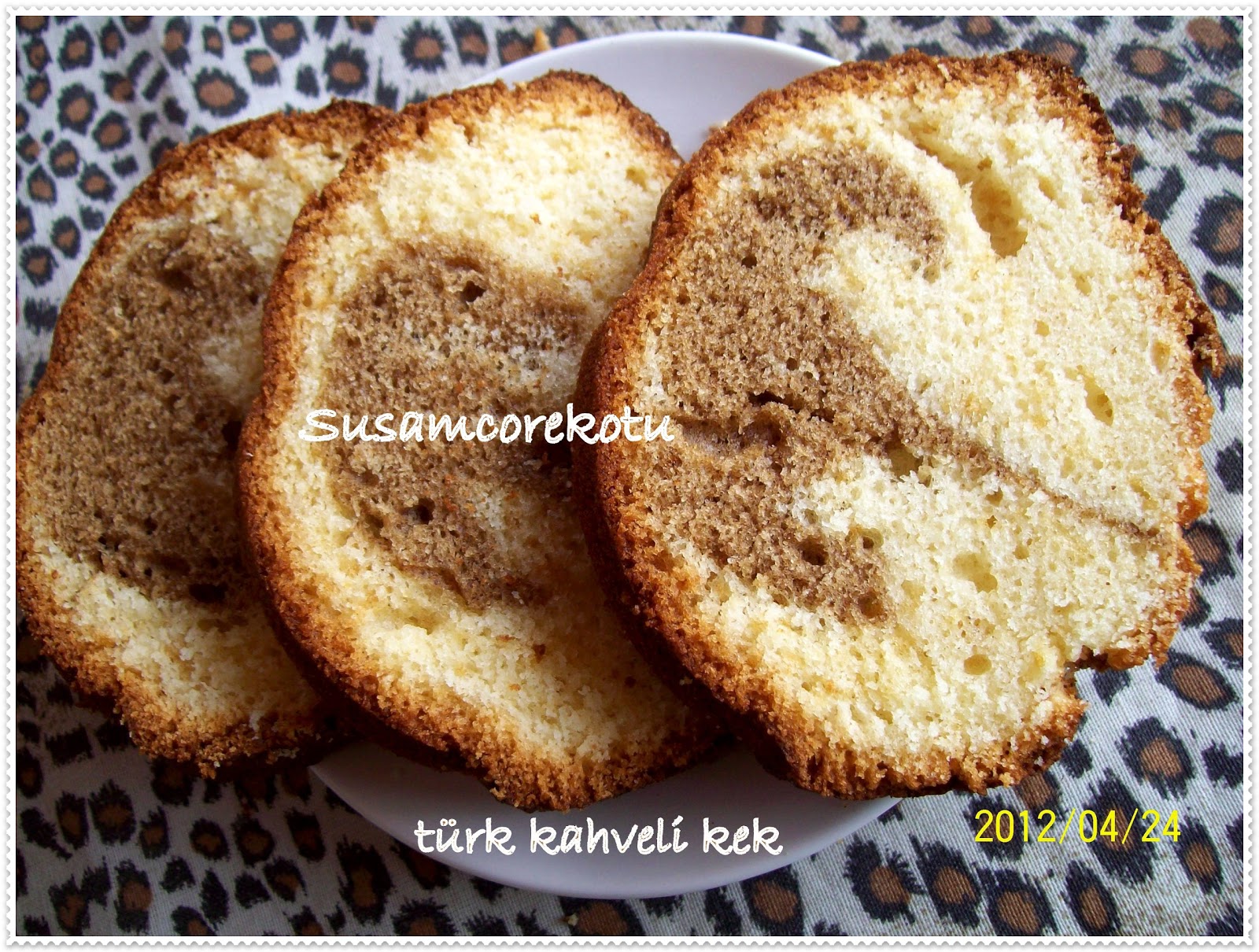 TÜRK KAHVELİ KEK Susam Çörek Otu Denenmiş Tarifler