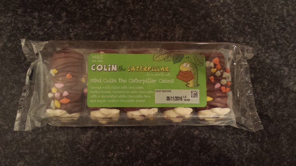 Marks & Spencer Food Reviews M&S Mini Colin the Caterpillar Cakes