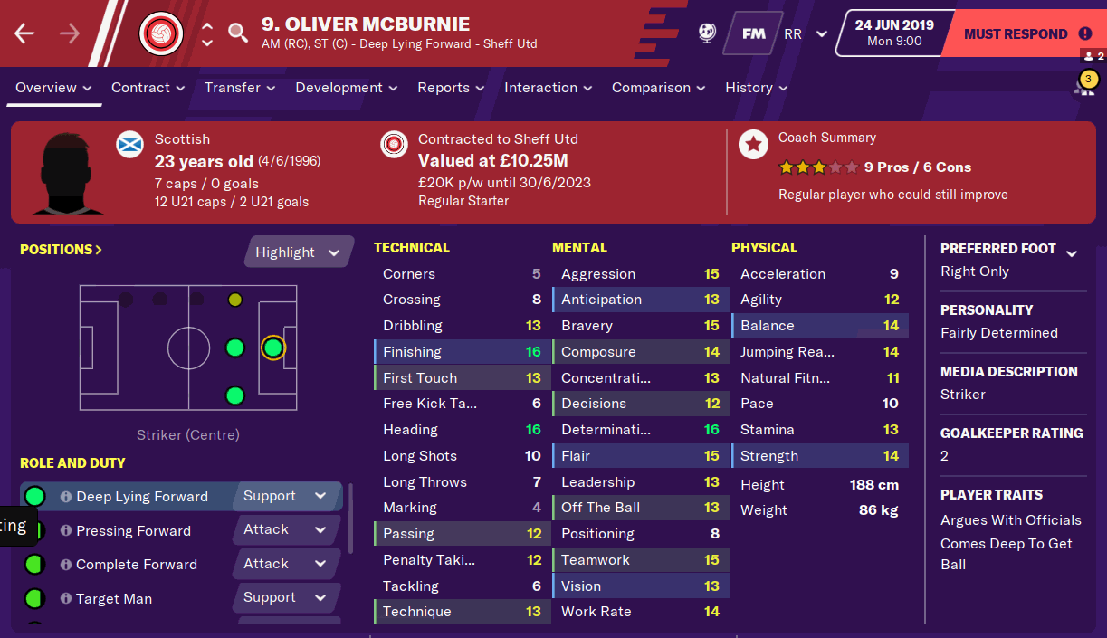 Ollie McBurnie FM20