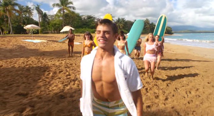 ausCAPS: Garrett Clayton shirtless in Teen Beach Movie