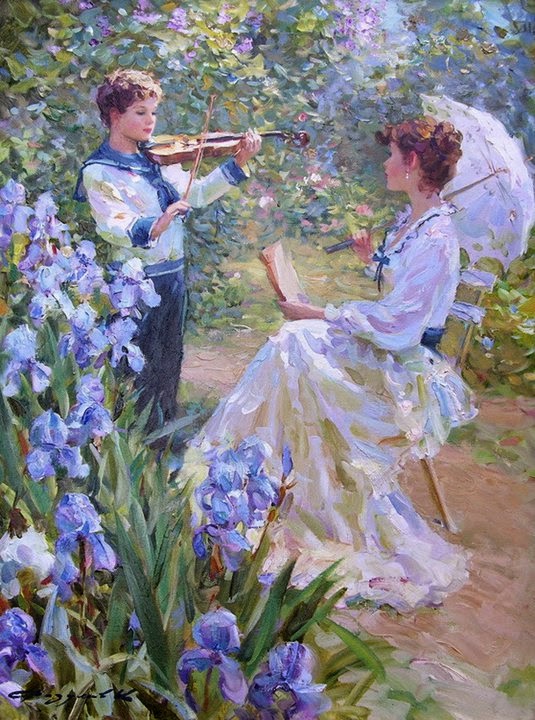 Konstantin Razumov e suas pinturas com sensualidade e elegância 