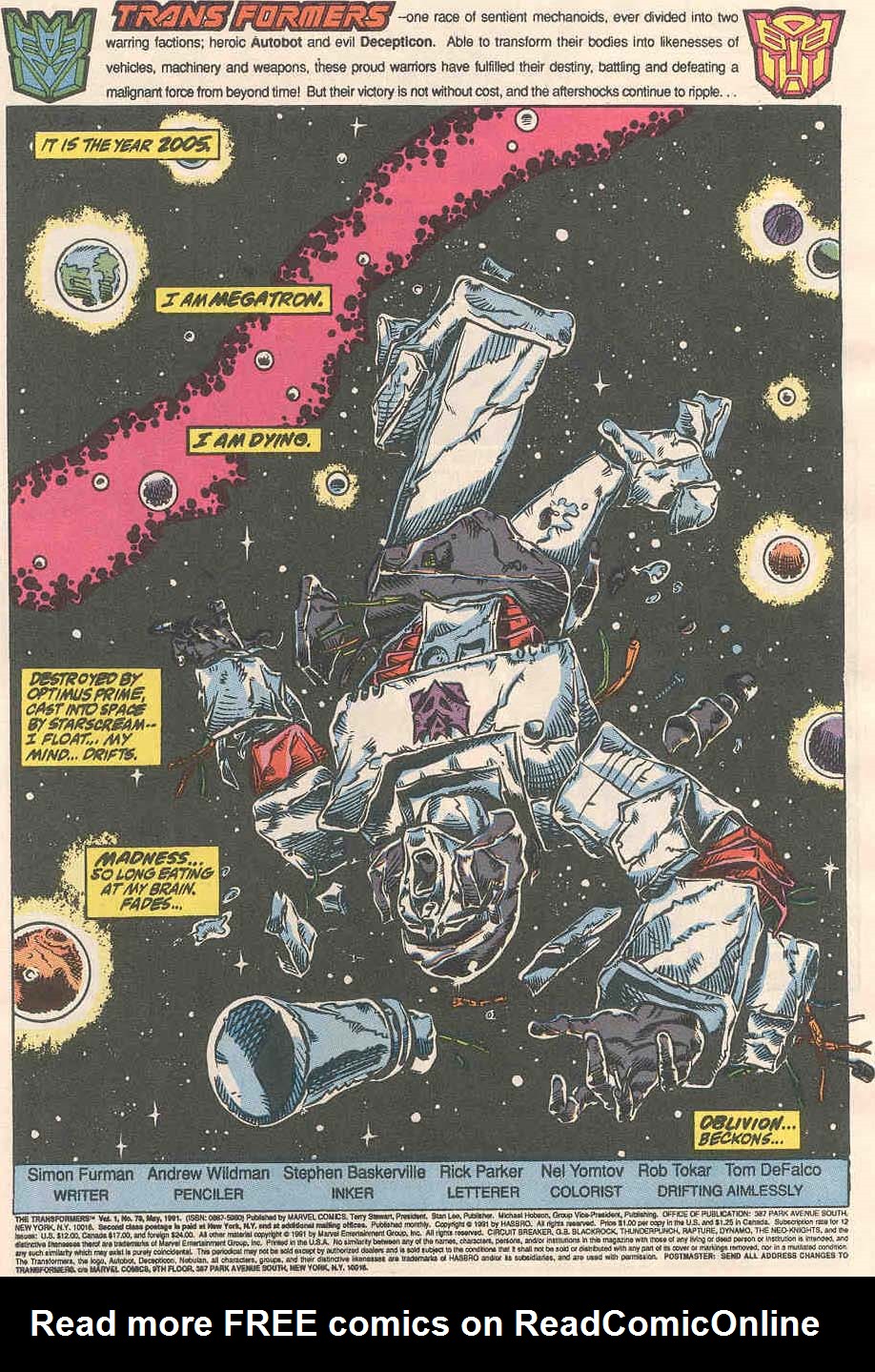 Read online The Transformers (1984) comic -  Issue #78 - 2