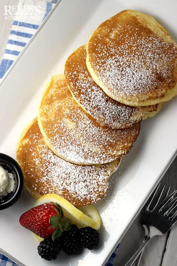 Lemon Ricotta Pancakes | Renee's Kitchen Adventures