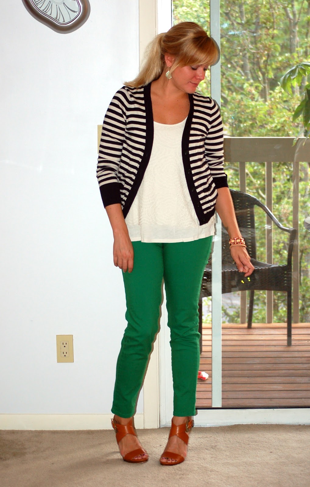 Love at First Shoe Kelly Green Pants