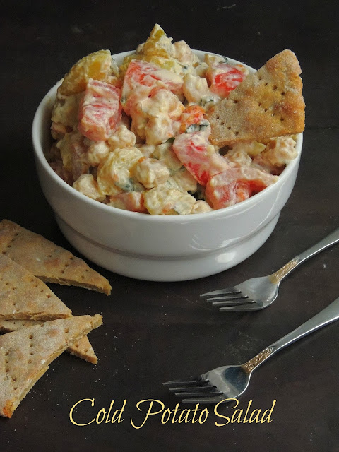 Cold Potato Salad with Mayonnaise