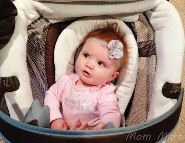 Baby Julia enjoying the #Graco15ForMe Little Lounger