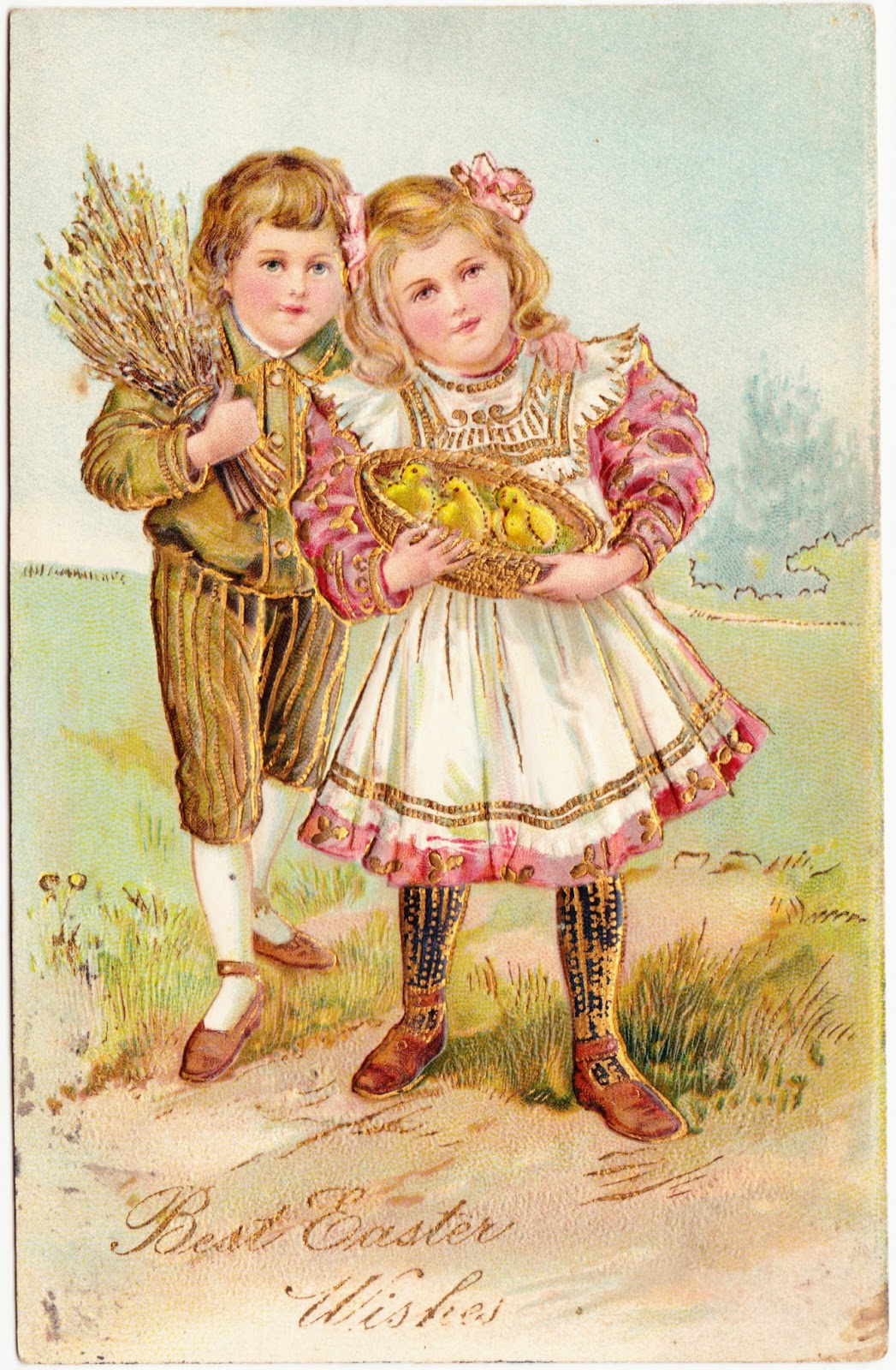 Papergreat: Trio of vintage Easter postcards