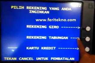 cara cek saldo bni lewat mesin atm 3