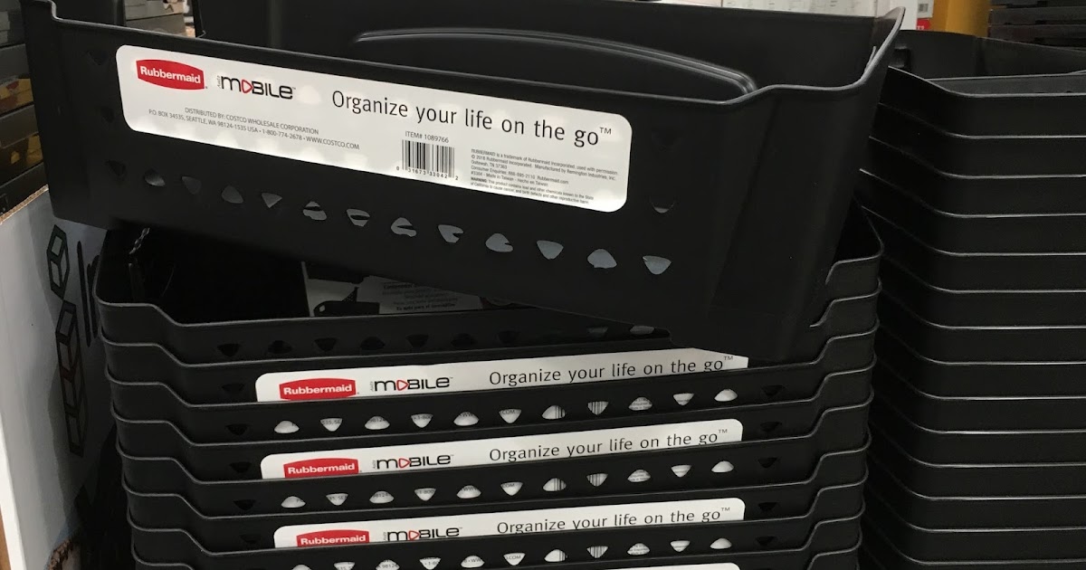 Rubbermaid Wide Cargo Bin (2 pack) Costco Weekender