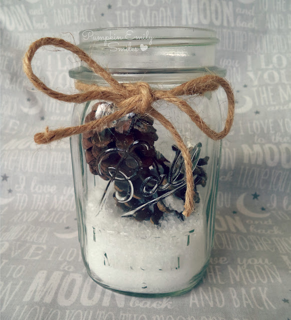 Acorn Winter Wonderland Jar
