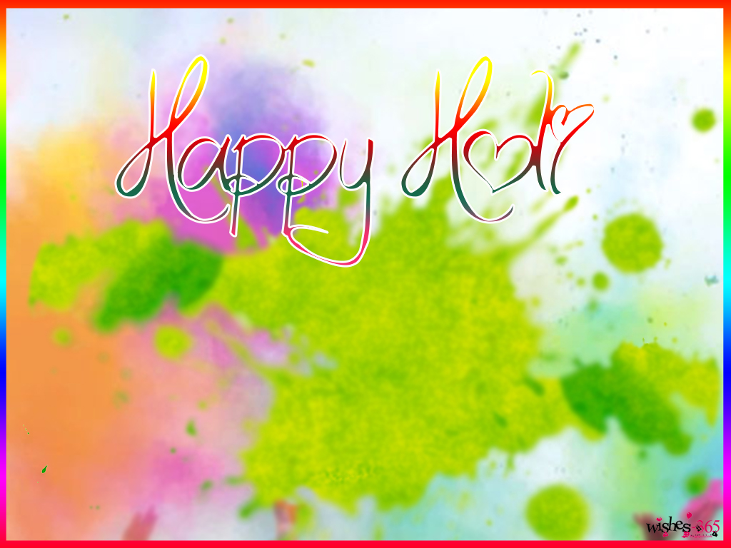 Poetry and Worldwide Wishes: Happy Holi photo with colorful and ...