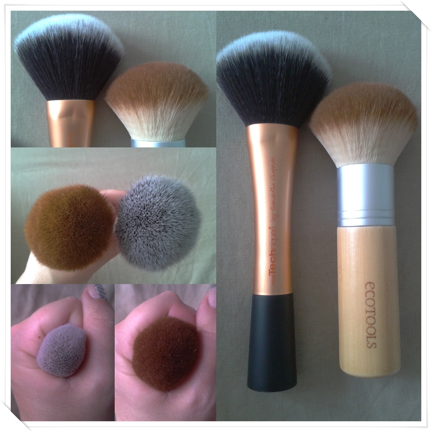 Las cosas de Maku BROCHAS PARA POLVOS EcoTools vs Real Techniques