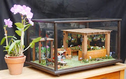 Idéias & Coisas arte em miniaturas: Miniature greenhouse