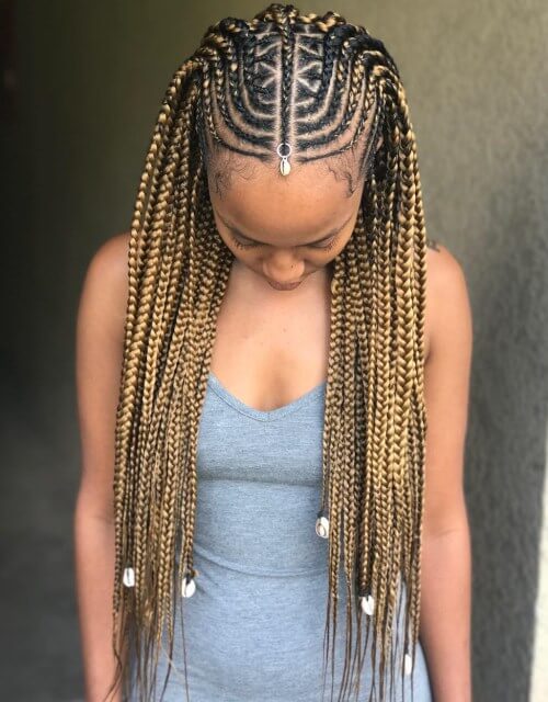47 Artistic Fulani Braid Crown Hairstyles 2018 For African Girls