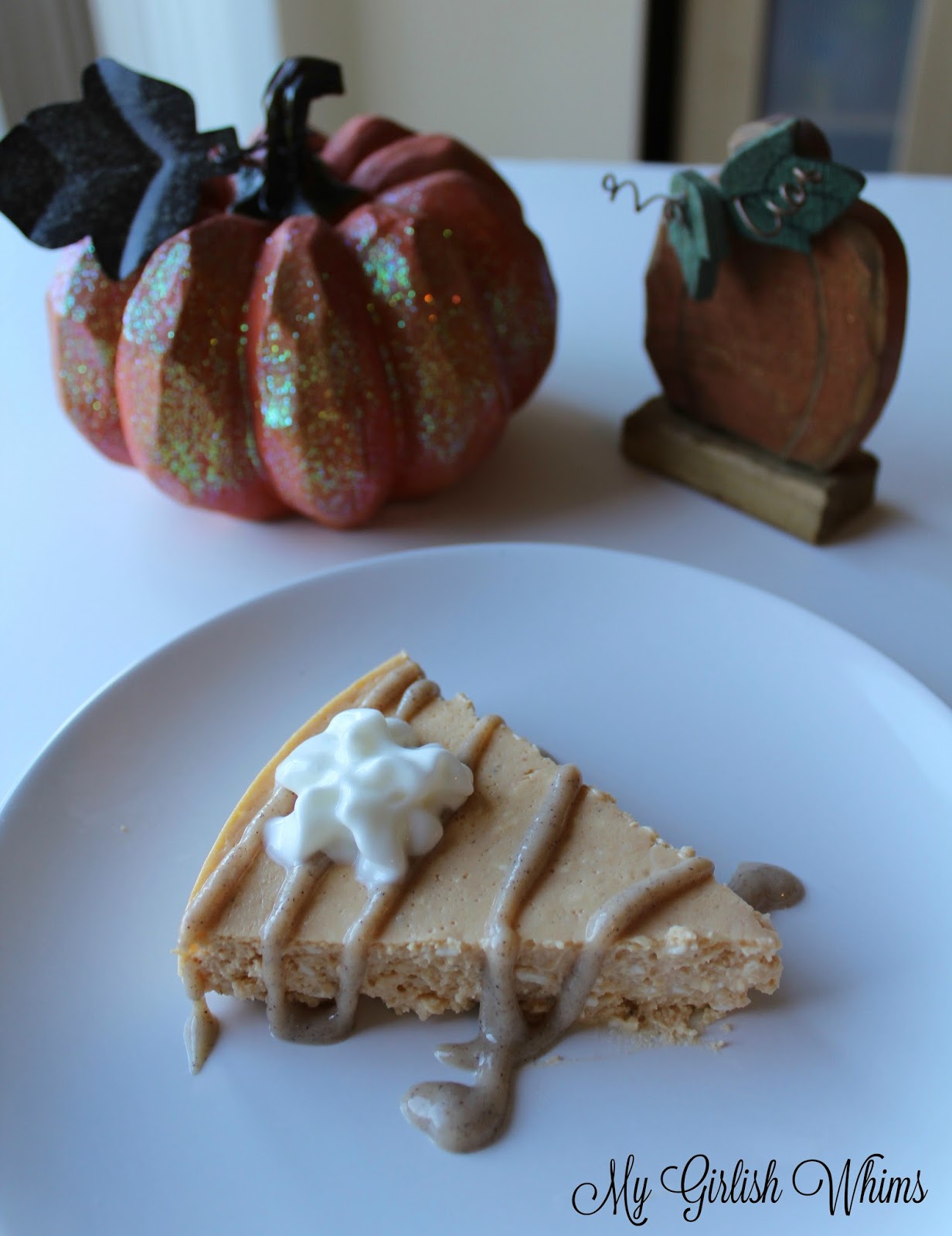High Protein Healthy Pumpkin Cheesecake My Girlish Whims