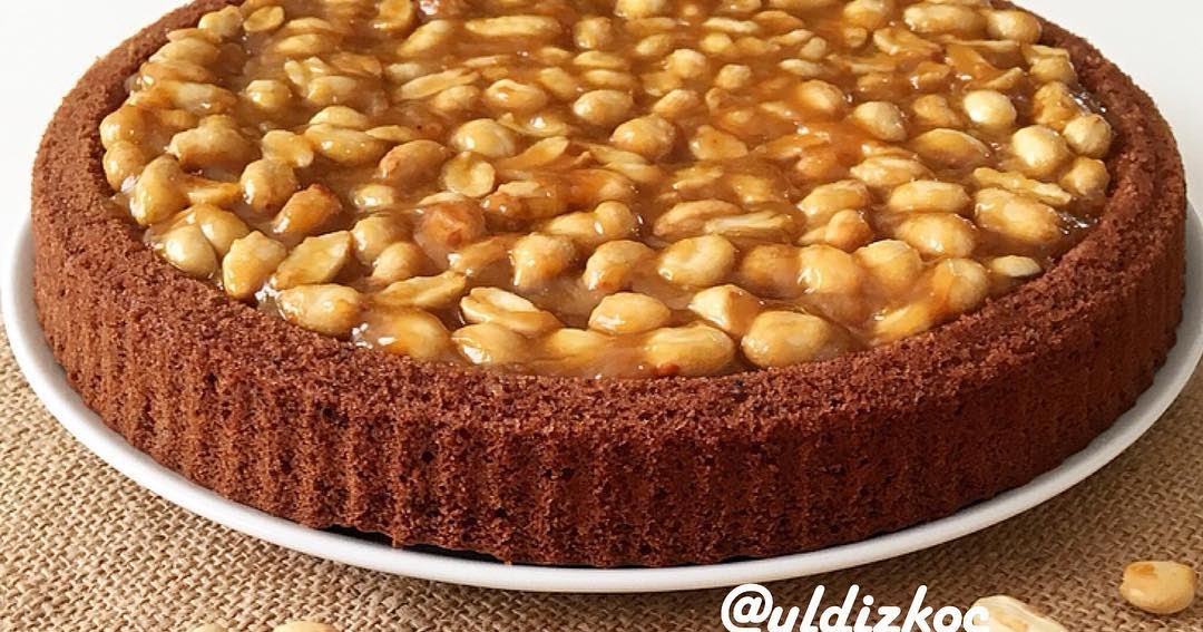 Yer Fıstıklı Karamelli Tart Kek Lezzetli Sunumlar