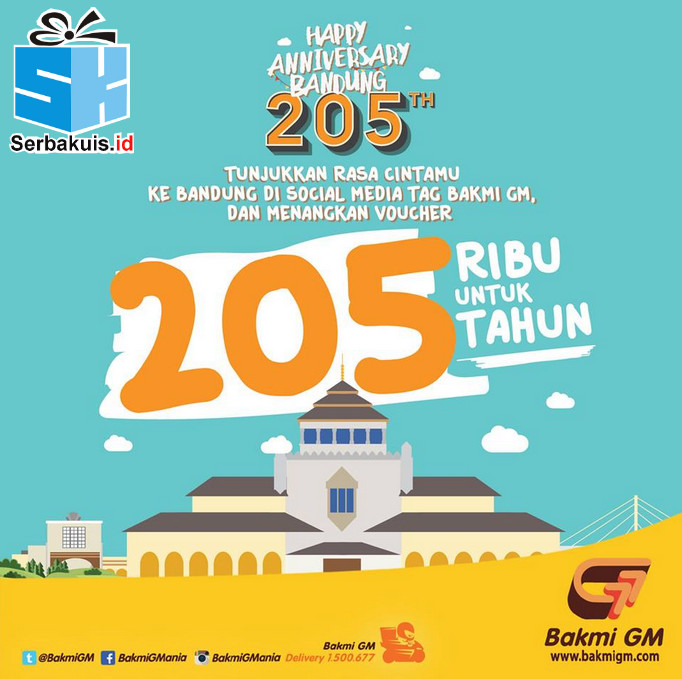 Kontes Foto HUT Bandung 205 Berhadiah Voucher Bakmi GM