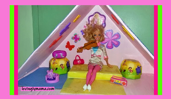 DIY Barbie Dream Doll House - Barbie doll - Barbie doll house - how to make a doll house - homeschooling - summer craft - homeschooling - Bacolod mommy blogger- doll furniture