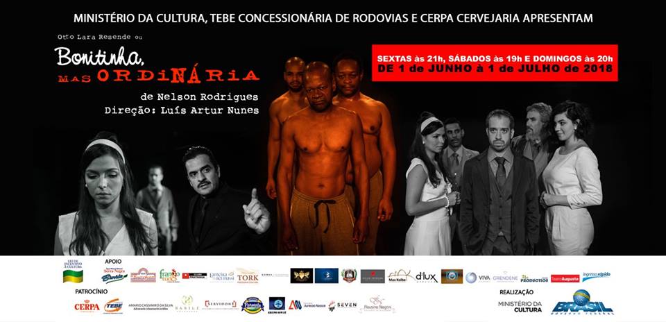 Grupo Nativacao Pesquisa Artitica Em Cartaz Bonitinha Mas Ordinaria Nelson Rodrigues Teatro Augusta