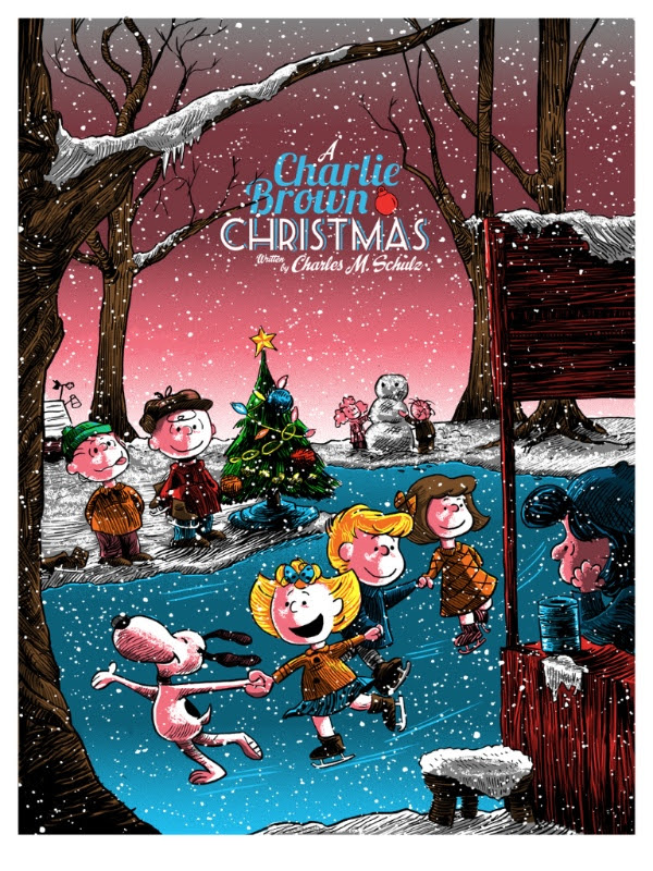 The Geeky Nerfherder: #CoolArt: 'A Charlie Brown Christmas' by Tim Doyle &  Ridge Rooms