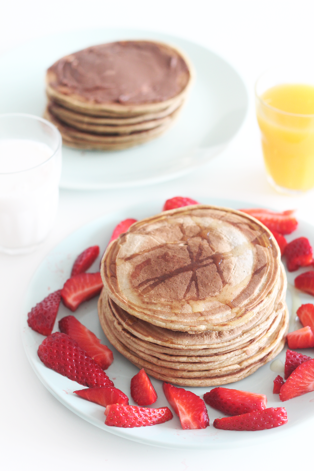Axelle et ses caprices Pancakes (healthy et sans lait)