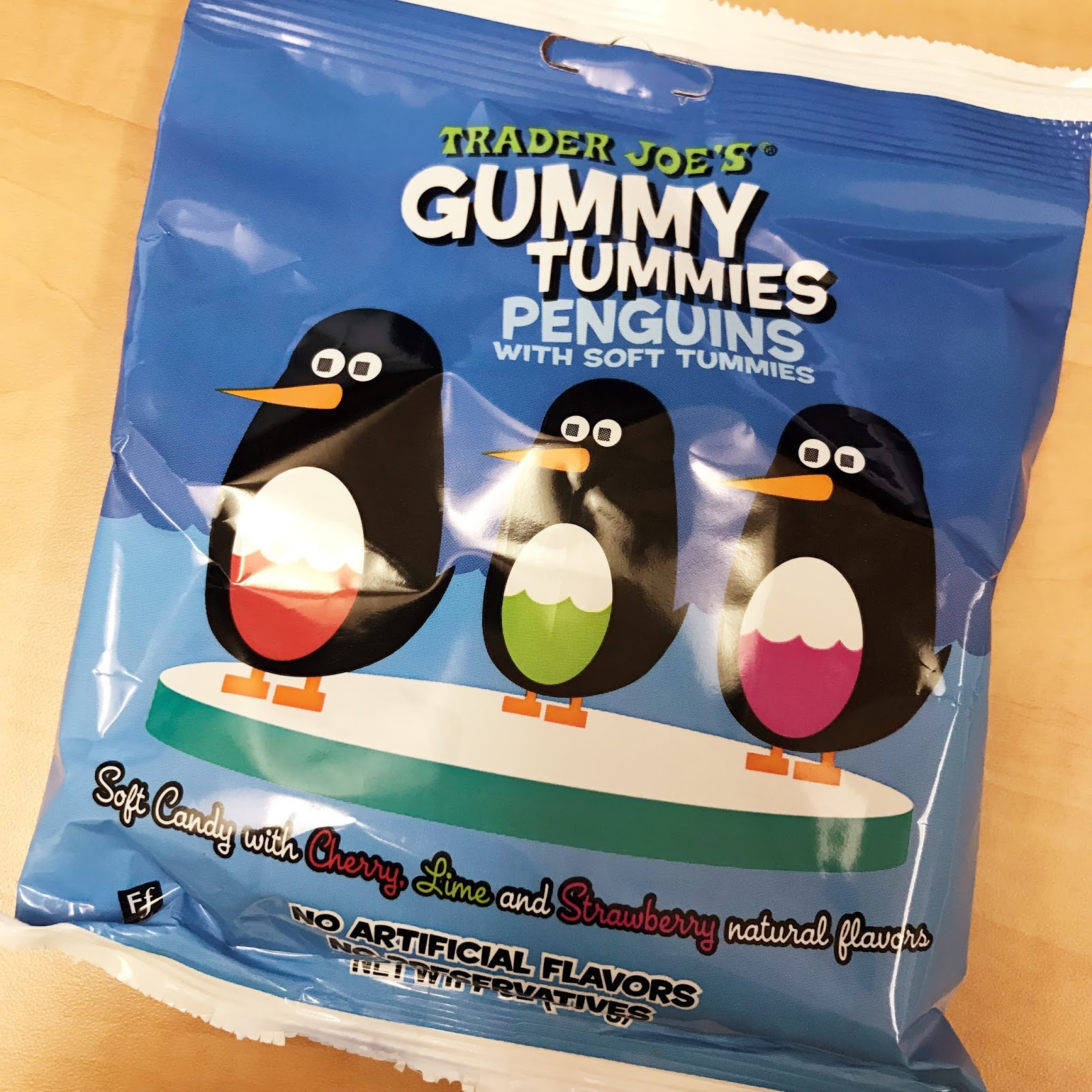[Snack Attack America] Trader Joe's Gummy Tummies Penguins with Soft