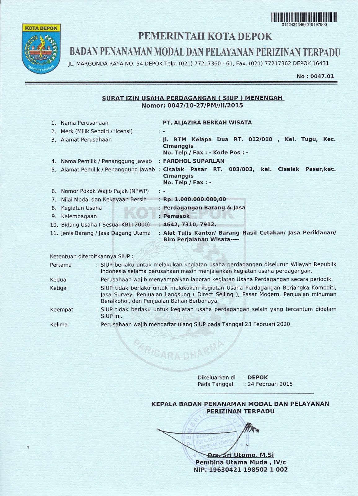 Contoh Surat Izin Siup Contoh Surat Contoh Surat Izin Siup Contoh Surat