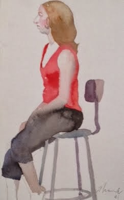 Model on high chair - by Daniel Bennett Schwartz